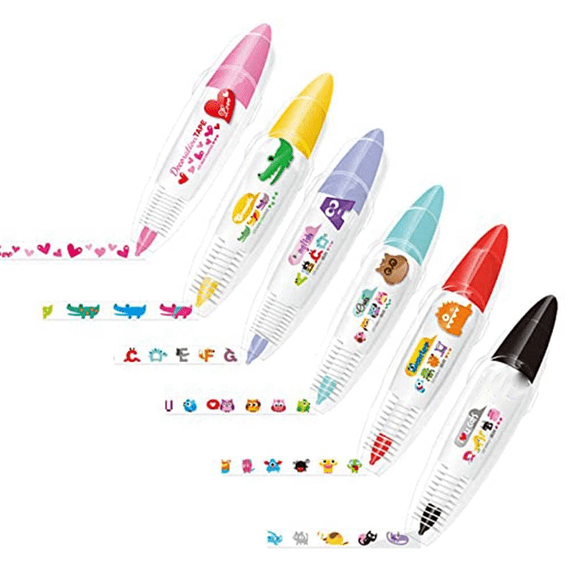 New Arrivals 6PCS DIY Cute Animals Type Decorative Pen