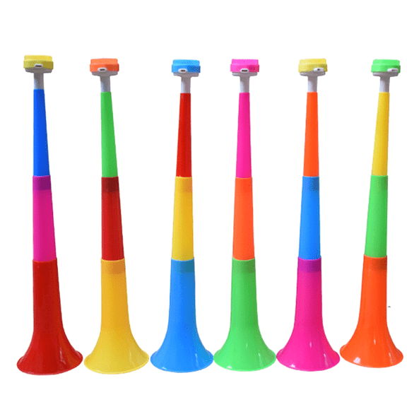 New Arrivals 6PCS Stadium Horn 23Inch Plastic Trumpet for Sporting Events