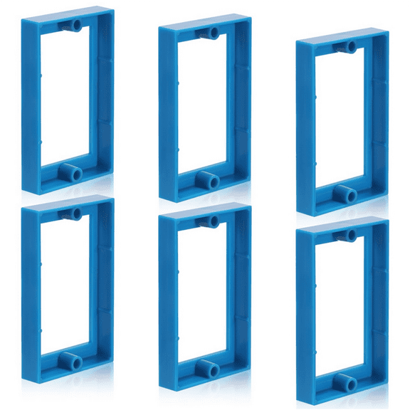 New Arrivals 6Pcs Electrical Box Extender,1/2In Single Gang Receptacle Outlet Extenders Junction Extender for