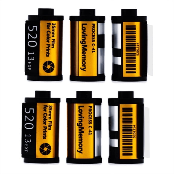 New Arrivals 6Pcs Sublimation Film Roll Keychain Customized with Picture