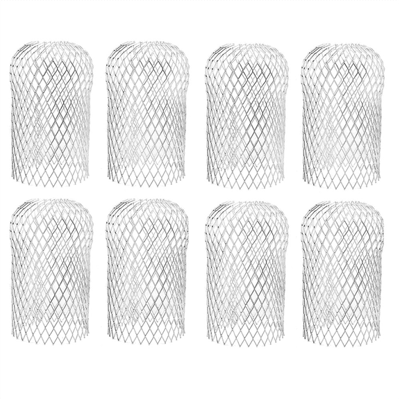 New Arrivals 8 Pcs Gutter Guards - Aluminum Downspout Guard, 12 X 17cm