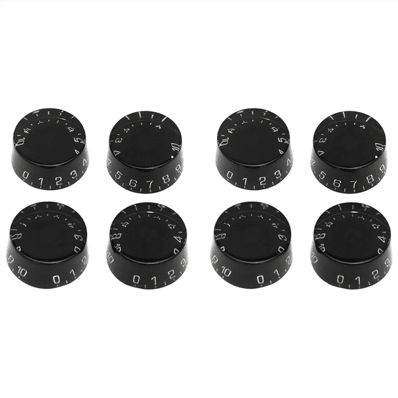 New Arrivals 8Pcs Electric Guitar Top Hat Knobs Speed Volume Tone Control Compatible for LP Style