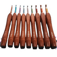 thumbnail image 1 of New Arrivals 9 Piece Bamboo Crochet Hook Set Multicolor Aluminum, 1 of 8