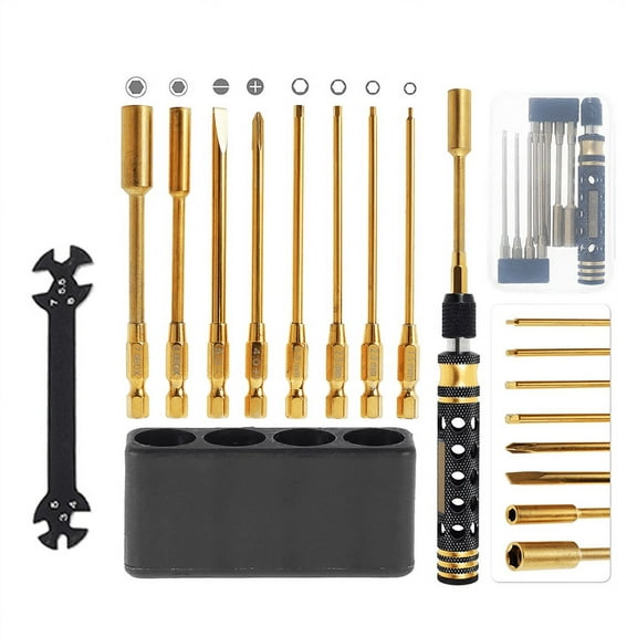 New Arrivals 9 in 1 RC Tool Kit, Hex Driver Screwdriver Set for Car Hobby Tools