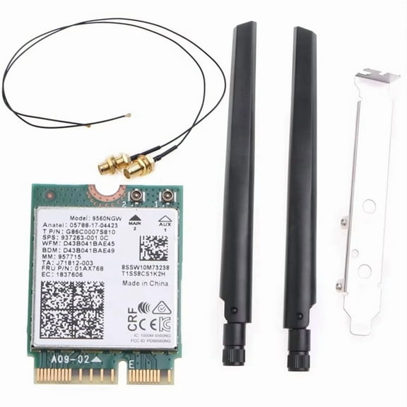 New Arrivals 9560NGW Dual Band 2.4G/5Ghz Wireless Desktop Kit BT-Compatible 5.0