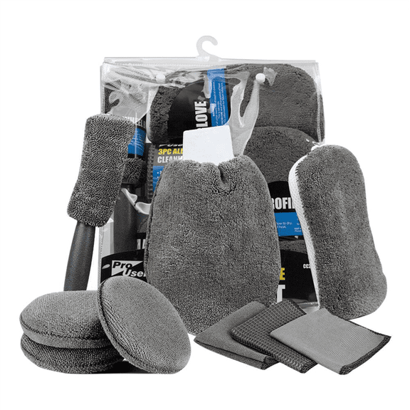 New Arrivals 9Pcs Car Cleaning Tool Kit, for Interior Exterior Washing Beauty