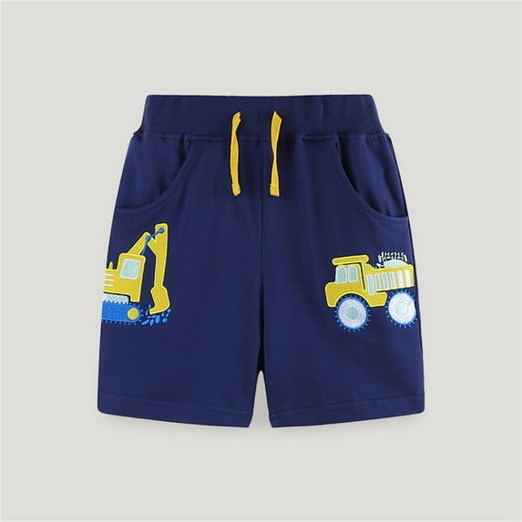 New Arrivals AXXD Child's Summer Printed Boys Girls Botton Short Pants Denim Cute Shorts Overalls