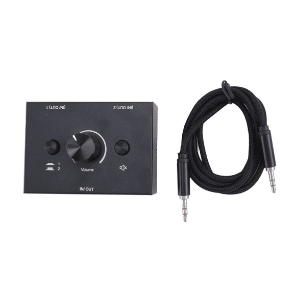 New Arrivals Audio Switch 2 in 1 Out Switcher Passive Speaker Headphone