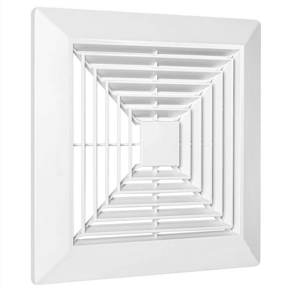 New Arrivals Bathroom Exhaust Fan Cover with Springs Replacement Parts for Square Ceiling or Wall-Mount Fan,