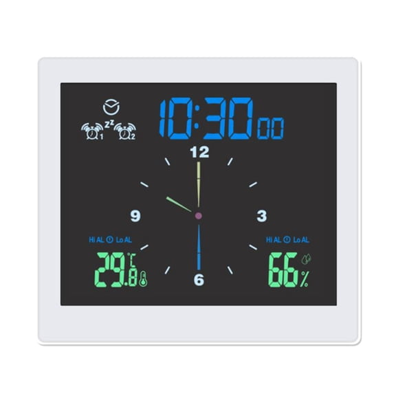 New Arrivals Bathroom Waterproof Wall Clock Shower Clocks Timer Digital Electronic Kitchen Washroom Time White