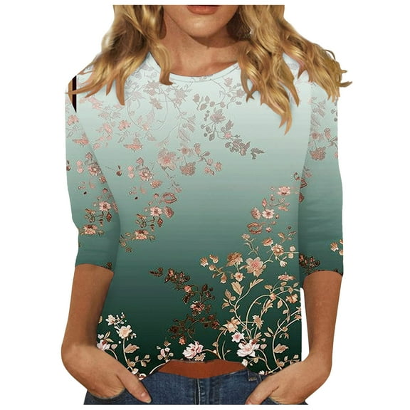 New Arrivals BeiFu Long Sleeve Shirts For Women Casual Womens Tops Dressy Casual Trendy 2026 Women Blouses Summer Dressy Cotton V Neck T Shirts Women Pack Spring Tops For Women