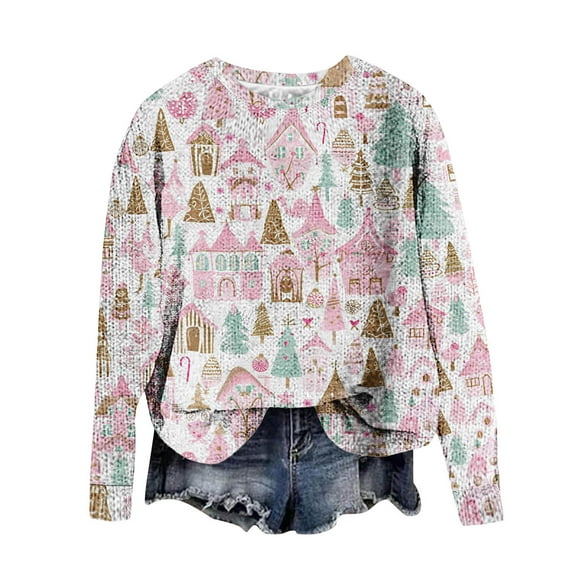 New Arrivals BeiFu Sweaters for Women Casual Long Sleeve Pullover Going Out Tops Fall Fashion 2025 Womens Fall Sweaters Long Sleeve Shirts