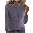 thumbnail image 1 of New Arrivals BeiFu Sweaters for Women Long Sleeve Pullover 2025 Button Down Top Western Outfit Womens Oversized Sweater Long Sleeve Shirts, 1 of 3
