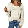 thumbnail image 1 of New Arrivals BeiFu Sweaters for Women Long Sleeve Pullover for Layering Winter Tops Fall Fashion 2025 Womens Sweaters Long Sleeve Shirts, 1 of 6