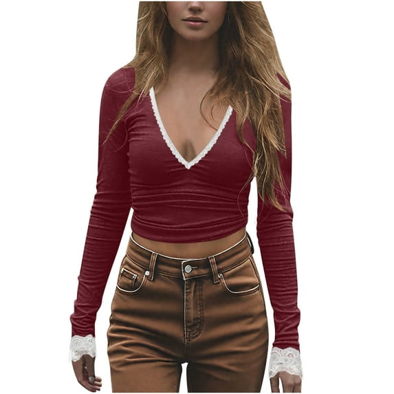 New Arrivals BeiFu Sweaters for Women Solid Color Long Sleeve Pullover Button Down Top Winter Clothing Sweaters For Tall Women Long Sleeve Shirts
