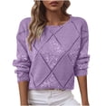 thumbnail image 1 of New Arrivals BeiFu Sweaters for Women Ugly Christmas Long Sleeve Pullover Lounge Tops Fall Clothes Womens Casual Sweaters Long Sleeve Shirts, 1 of 6