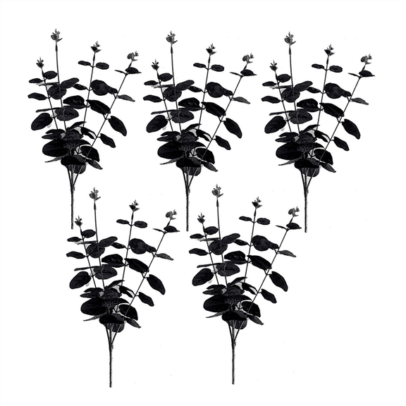 New Arrivals Black Eucalyptus Branch Flower Artificial