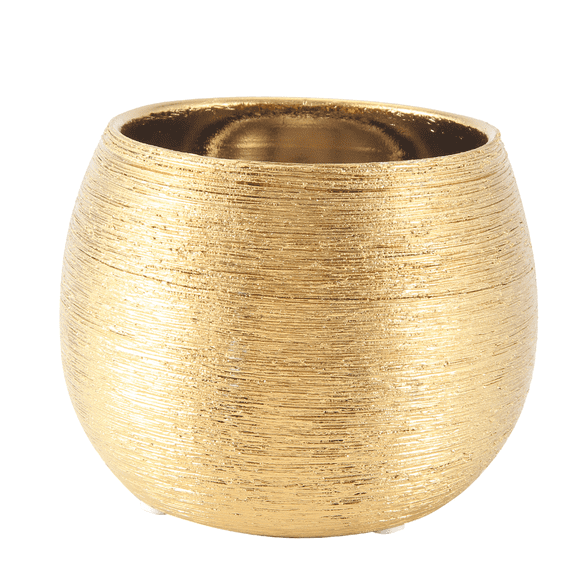 New Arrivals Ceramic Plant Pot Planter Gold-Plated Flower Flowerpot Vase