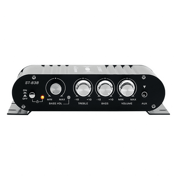 New Arrivals Channel Power Amplifier with Subwoofer Output Black