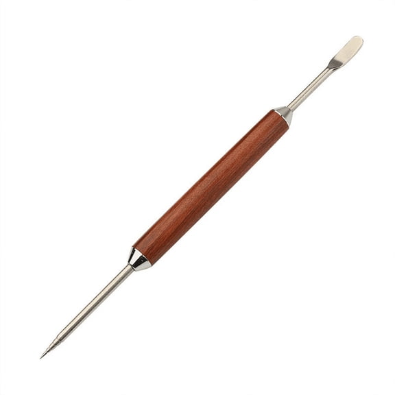 New Arrivals Coffee Art Pen, Fancy Needle Tool, Wood Handle