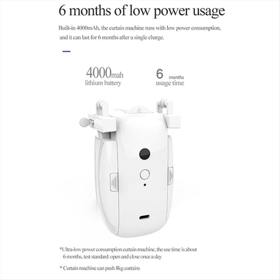 New Arrivals Dual Smart Curtains Robot Roman Rod Track//U-Rail Tracks Automatic Curtain Opener Remote Control Motor