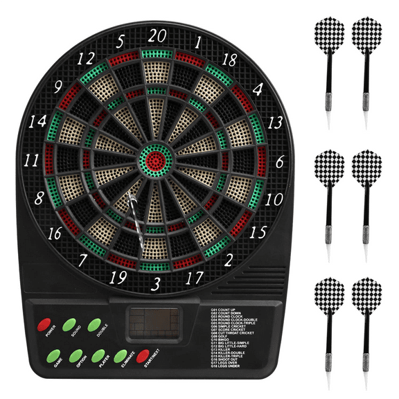 New Arrivals Electronic Dartboard -Game Set Automatic Scoring -Plate Board Sound Prompt Office Family Toys