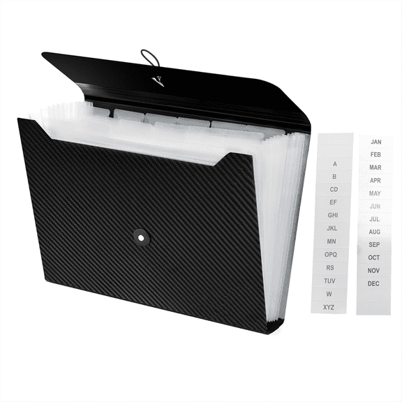 New Arrivals Expanding File Folder,A4 Letter Size Paper Document Receipt Organizer