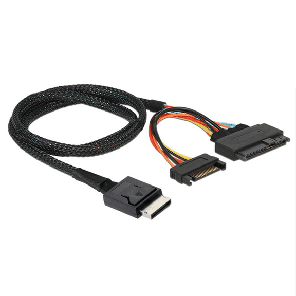 New Arrivals Gen 4 Oculink SFF-8611 4I to PCIe SFF-8639 U.2 NVMe Server Cable