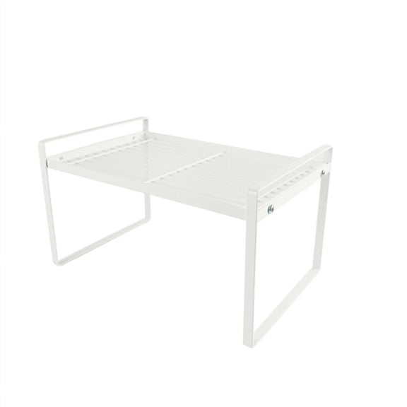 New Arrivals Kitchen Shelves, Cabinet Organization Mini Storage Shelf, White