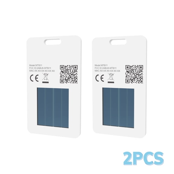 New Arrivals 2PCS Minew MTB11 Ambient Light Harvesting BLE Tag No Battery Wireless IoT Device Card iBeacon Tag Bluetooth BLE Beacon with Geolocation