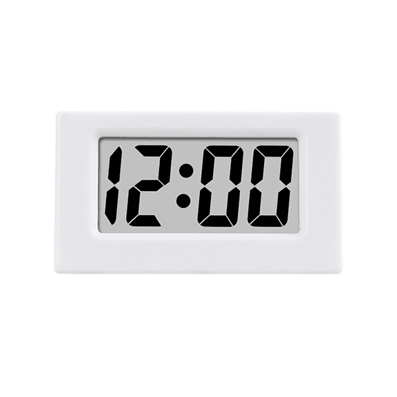 New Arrivals Mini Clock LED Screen Lectronic Digital Alarm Desktop White