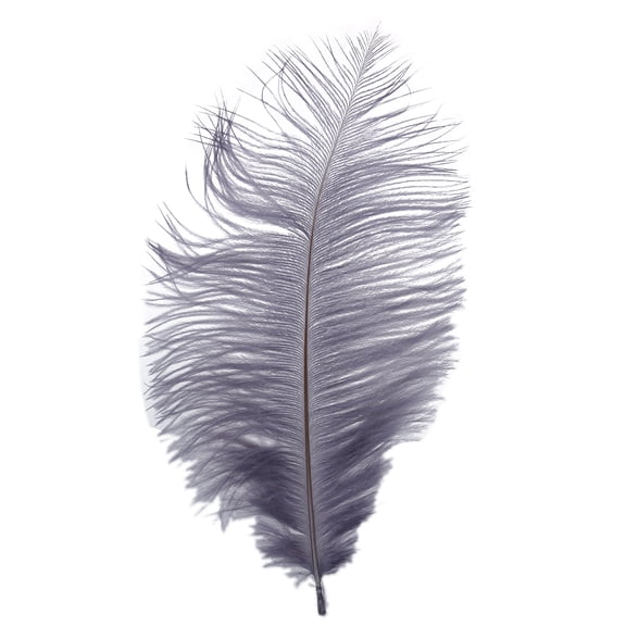 New Arrivals New Style Artificial 10-12 Inch Ostrich Feathers Great Decorations gray