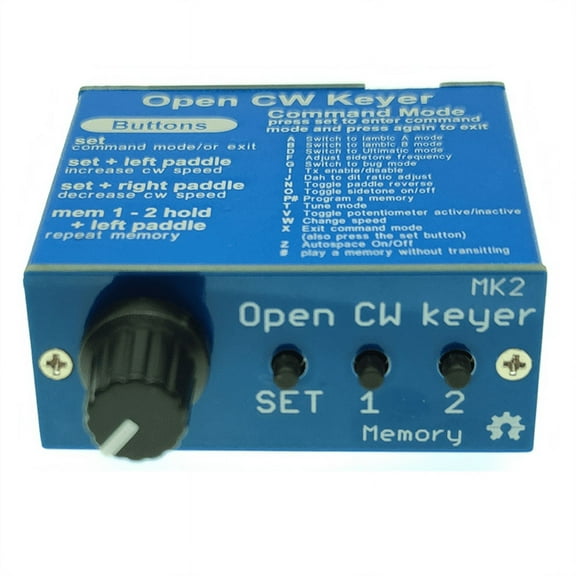 New Arrivals Open CW Keyer MK2 Finished with Aluminum Shell KIT