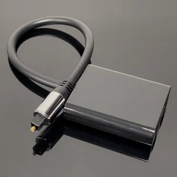 New Arrivals Optical Fiber Cable Splitter 2 in 1 Toslink Converter for HDTV DVD Digital TV Sound Bar Amplifier, Bright Color Port