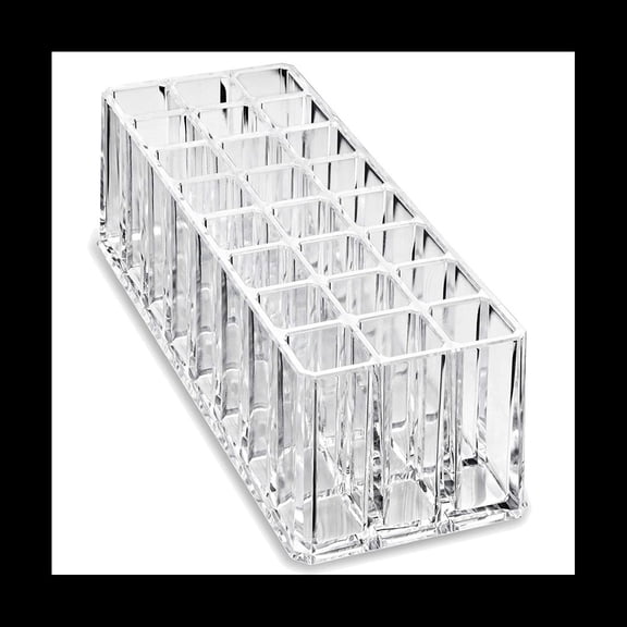 New Arrivals Organizer Acrylic Travel Perfume Holder Beauty Scent 24 Space Clear Tall Organization Container Storage