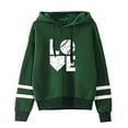 thumbnail image 1 of New Arrivals POROPL Hoodie Women Long Sleeve Crew Neck Sweatshirt Printed Pullover Tops L, 1 of 2