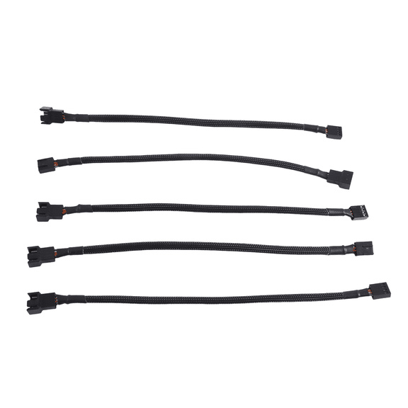 New Arrivals PWM Extension Cable-11.8 Inch for ATX Case 3 Pin & 4 Cooling Fans