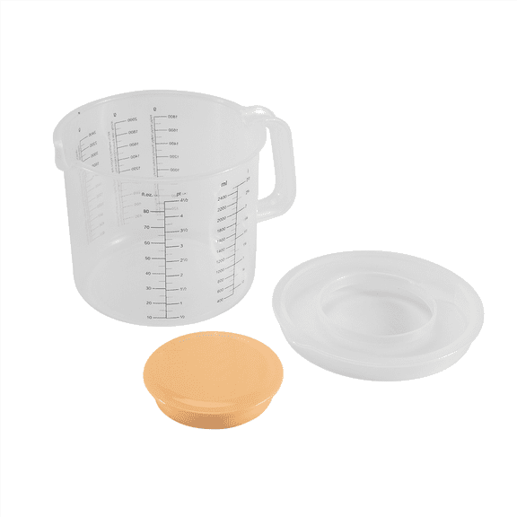 New Arrivals Plastic Ounce Measuring Cups and Mixing Pitcher for Baking with Lid Liquid /Jar in Ml Splash Guard