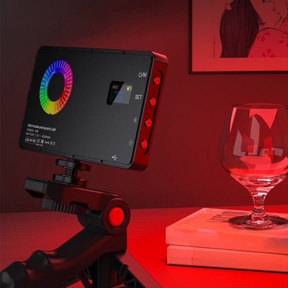 New Arrivals RGB LED Video Fill Light 4000Mah Battery Rechargeable for Live