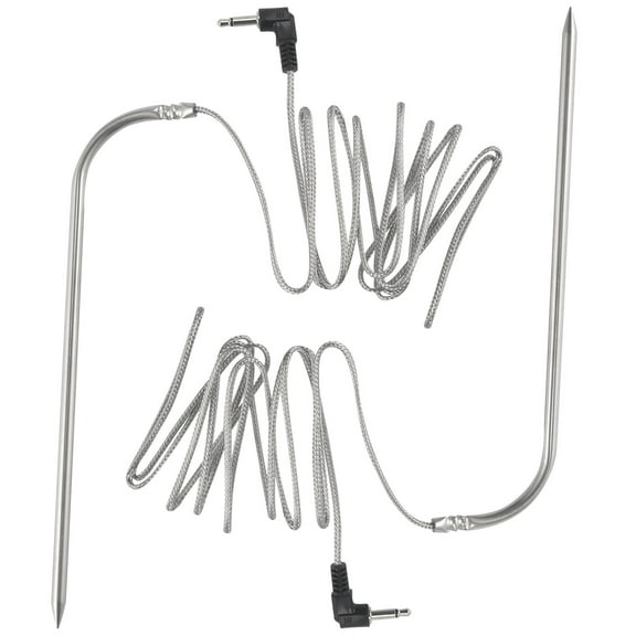 New Arrivals Replacement High-Temperature Meat Probe, 2Pc Waterproof BBQ Probe