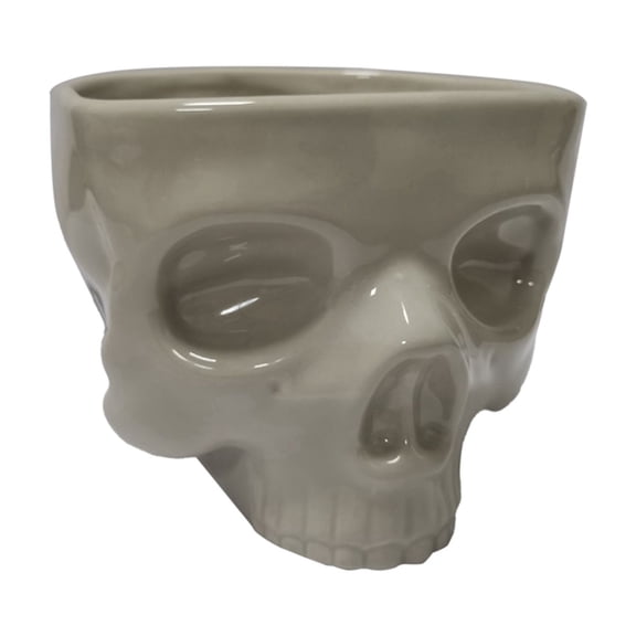 New Arrivals Retro Tabletop Decor Porcelain Gothic Skull Pasta Bowl Halloween Tableware Bar Food Noodle Salad Candy Ceramic L