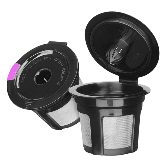 New Arrivals Reusable K Cups for Mini, Elite, Classic, Compact, Latte, Select and All 2.0 & 1.0 Coffee Makers 2PCS