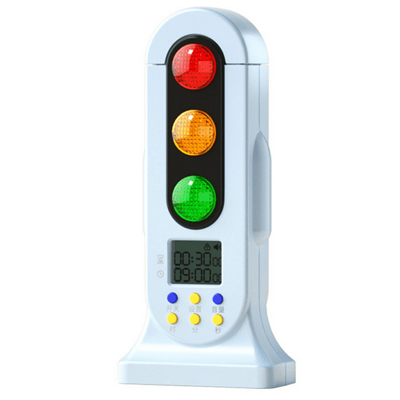 New Arrivals Smart Traffic Light Visual Timer Audio Digital LCD Display for Kids