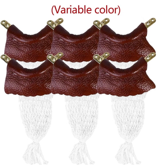 New Arrivals Snooker Pocket Nets Billiard Pool Table Net Replacement Leather Pockets Set of 6