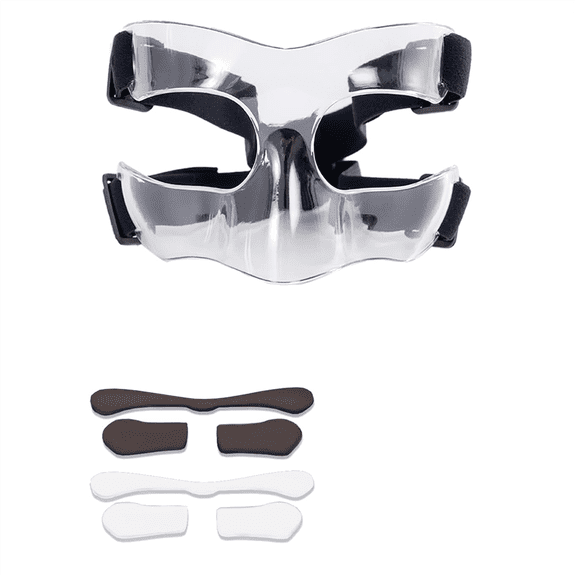 New Arrivals Sports Face Guard, Nose Guard for Broken Nose, Black close