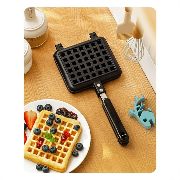 New Arrivals Stove Top Waffle Iron Plates, A