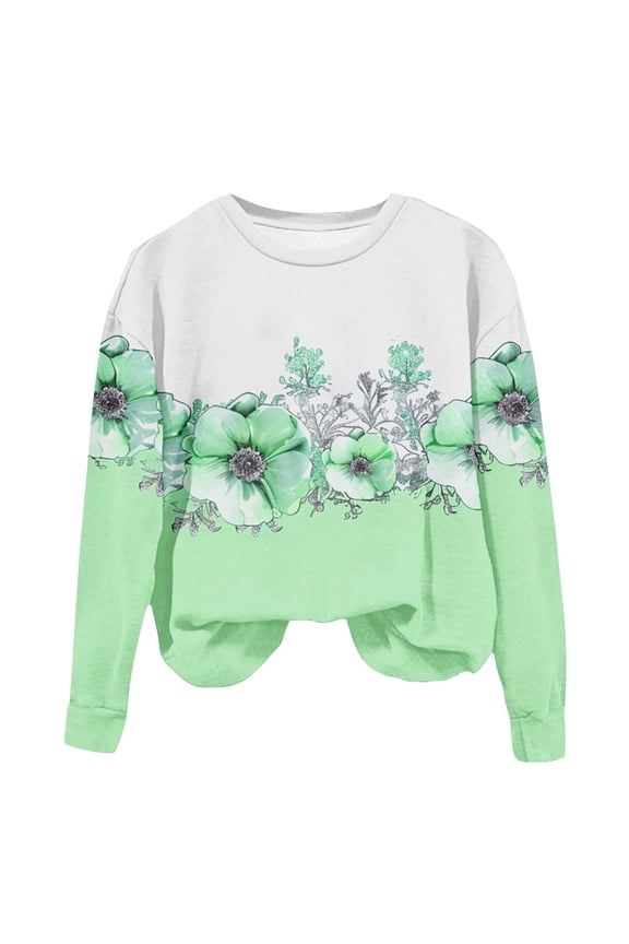 Long Sleeve Shirts For Women Pack,Women Blouses Cotton Dressy Womens Tops Dressy Casual Long Sleeve Graphic T-Shirts For Women Under 10 DollarsFall Outfits For Women 2025