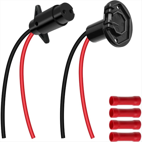 New Arrivals Trolling Motor Plug 12v/8 Gauge/2 Wire Quick Connector for Electric Boat Electrical Socket