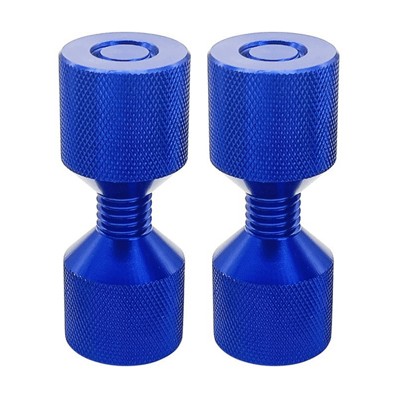 New Arrivals Two Hole Pins Set Aluminum 6061 2 Flange Alignment Pin,Blue