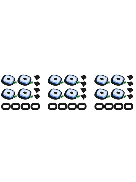 New Arrivals USB Rechargeable Light for LED Knit Beanie Hat, 12 Pieces, Strong Medium and Weak Mode Hat Lights